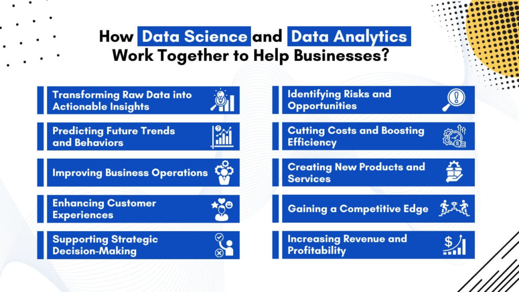 How Data Science and Data Analytics Work Together to Help Businesses?