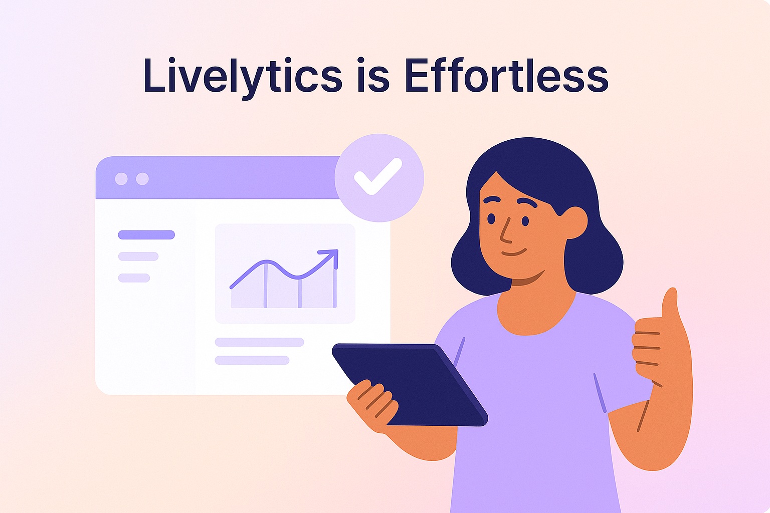 Livelytics is Effortless