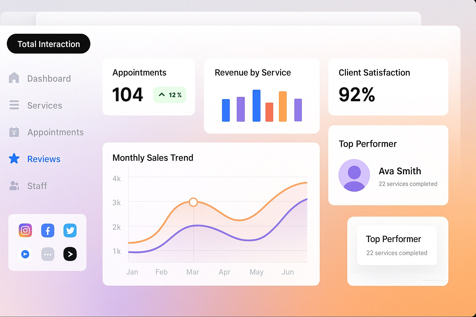 Salon Dashboard