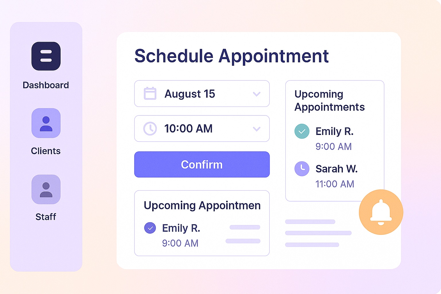 Streamlining Scheduling