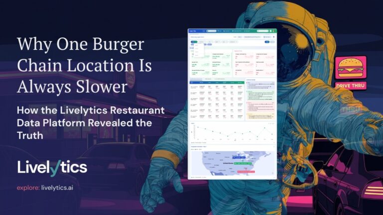 Why One Burger Chain Drive Thru Location Is Always Slower and How Livelytics Reveals the Truth