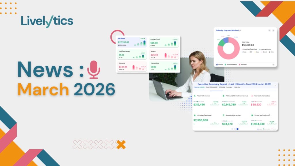 Livelytics Ranked #1 in AI Data Intelligence & Operational Analytics by Olive